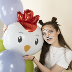 Шар (28''/71 см) Фигура, Голова, Милый Цыпленок, 1 шт., 23131