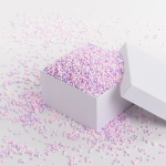 Шарики пенопласт, Цветной микс, Розовый/Сиреневый, Макарунс, 2-4 мм, 10 гр., 6231116