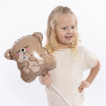 Шар с клапаном (15''/38 см) Мини-фигура, Мама медведица, 1 шт., 25110