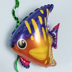 Шар (14''/36 см) Мини-фигура, Тропическая рыбка, 1 шт., 902885