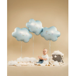 Шар (24''/61 см) Фигура, Маленькое облако, Голубой, Сатин, 1 шт. в уп., G72119-P