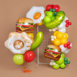 Шар (29''/74 см) Фигура, Соленый огурец, Зеленый, 1 шт. в уп., 26962P