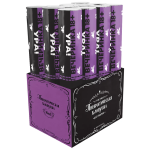 Пневмохлопушка (12/30 см), Плейбой 18+, Конфетти фольга, Фуше/Серебро, Металлик, 1 шт., 723010