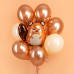 Шар (21''/53 см) Фигура, Милый Бобр, 1 шт. в уп., 24597P