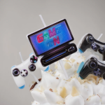 Набор свечей Фигура, Геймпад, Игра начинается, 3*2 + 4 см, 5 шт. с держат., 629273