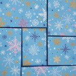 Набор коробок Волшебные снежинки, Голубой, 33*20*13 см, 10 шт. в упак. , 2050723