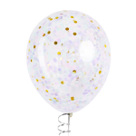 Конфетти купаж, Круг, фольга и тишью, Трогательный микс, Металлик, 1 см, 50 г., 6015308