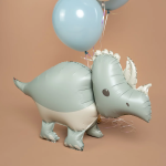 Шар (40''/102 см) Фигура 3D, Динозавр Трицератопс, Сатин, 1 шт., 27011