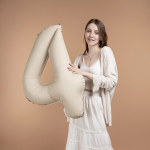 Шар (40''/102 см) Цифра, 4 Slim, Кремовый Латте, Матовый, 1 шт. в уп., B901914MCL