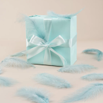 Перья, Премиум, Ретро Голубой, 12-15 см, 30 шт., 6015544