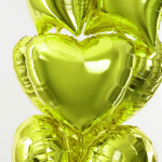 Шар (18''/46 см) Сердце, Лайм, 1 шт., 201500VEL