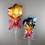 Шар (28''/71 см) Фигура, Ниндзя, Боец Огня, 1 шт., 21781