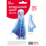 Шар (35''/89 см) Фигура, Зимняя принцесса, Эльза, 1 шт. в уп., 555092P