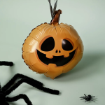 Шар (14''/36 см) Мини-фигура, Страшная тыква на Хэллоуин, 1 шт., G72170