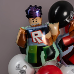 Шар (34''/86 см) Фигура, Блоки, Мальчики Герои, 1 шт. в уп., 26415P