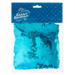 Конфетти фольга Звезда, Голубой, Металлик, 2,5 см, 50 г., 6015359