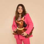 Шар (25''/64 см) Фигура, Таксик в колпачке (надув воздухом), 1 шт., 26294