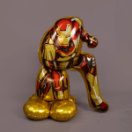 Шар 3D (42''/107 см) Фигура на подставке, Герой из стали, 1 шт. в уп., 26312