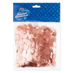 Конфетти фольга Круг, Розовое Золото, Хром, 1 см, 50 г., 6015419