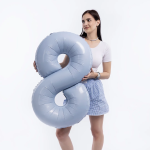 Шар (40''/102 см) Цифра, 8 Slim, Небесный, 1 шт. в уп., 941193