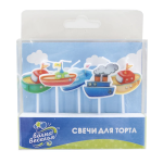 Набор свечей Фигура, Кораблики, 6,5 см, 5 шт. с держат., 629255