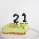 Свеча Цифра, 7, Фантом, Хамелеон, 4*6 + 2,5 см, 1 шт. с держат., 639257