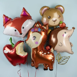 Шар (24''/61 см) Фигура, Милый Лис, 1 шт., 23638