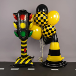 Шар 3D (59''/150 см) Фигура на подставке, Светофор, 1 шт., 27761