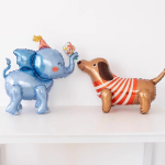 Шар (27''/69 см) Фигура 3D, Таксик в свитере, 1 шт. в уп., 23285