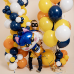 Шар (37''/94 см) Фигура, Лисенок Супергерой, 1 шт. в уп., 26340