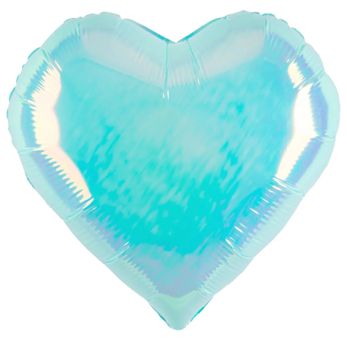 Шар (18''/46 см) Сердце, (надув воздухом), Голубой, Хамелеон, 1 шт. в уп., Шар (18''/46 см) Сердце, (надув воздухом), Голубой, Хамелеон, 1 шт. в уп.,