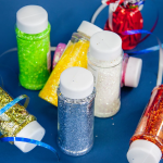 Конфетти фольга Шестиугольники, Жемчужный, Голография, 0,1 см, 90 г., 615117