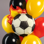 Шар (27''/69 см) Фигура, Футбол, Пылающий Гол, Сатин, 1 шт., 27755