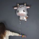 Шар (25''/64 см) Фигура, Милая корова, 1 шт. в уп., G72126-P