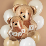 Шар (24''/61 см) Фигура, Плюшевый мишка для малыша, 1 шт. в уп., 25548-P