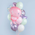 Шар (38''/97 см) Фигура, Милый Аксолотль, 1 шт., 27028