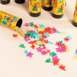 Хлопушка пружинная (4/10 см), Три Кота, Играем вместе, Звезды тишью, Ассорти, 1 шт., 823188