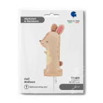 Шар (38''/97 см) Цифра, 1 Зайка, 1 шт. в уп., 851-P