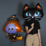 Шар (36''/91 см) Фигура, Ведьмочка на метле, 1 шт., 21913