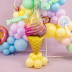 Шар (47''/119 см) Фигура, Искрящееся мороженое, Градиент, 1 шт. в уп., 15487P