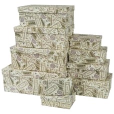 Набор коробок Деньги, 33*20*13 см, 10 шт. в упак. , 2050681
