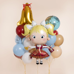 Шар (46''/117 см) Фигура, Школьница, Ученица Девочка, 1 шт. в уп., 26471