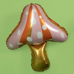 Шар (29''/74 см) Фигура, Гриб Мухомор, Розовый, 1 шт., 23170