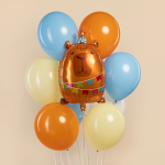 Шар (22''/56 см) Фигура, Капибара на вечеринке, 1 шт., 27201