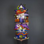 Шар (28''/71 см) Фигура, Дом с привидениями, 1 шт., 21758