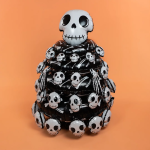 Шар (44''/112 см) Фигура 3D, Черепа на Хэллоуин, 1 шт. в уп., 24699