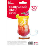 Шар (30''/76 см) Фигура, Коктейль со льдом, 1 шт. в уп., 15396P