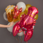 Шар (39''/99 см) Фигура, Лобстер, 1 шт., 15244