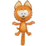 Шар с клапаном (17''/43 см) Мини-фигура, Котенок Котэ, 5 шт. в уп., 20133