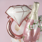 Шар (36''/91 см) Фигура, Бутылка Шампанское для Невесты, 1 шт., 23672